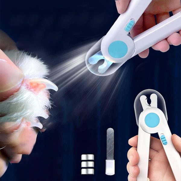 Professional Pet Nail Clippers with Led Light