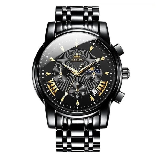 OLEVS Men’s Watch Waterproof Diamond set Dial
