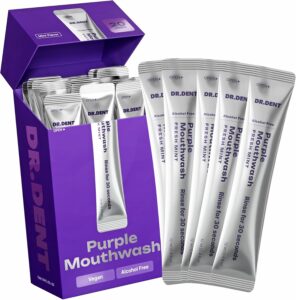 Purple Mouthwash for Teeth Whitening